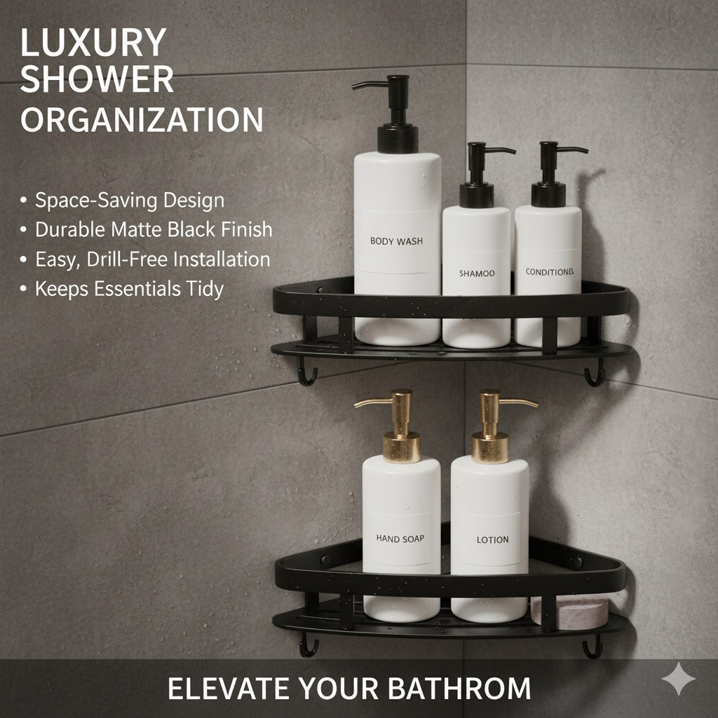 360 Triangular Rotating Corner Shelf