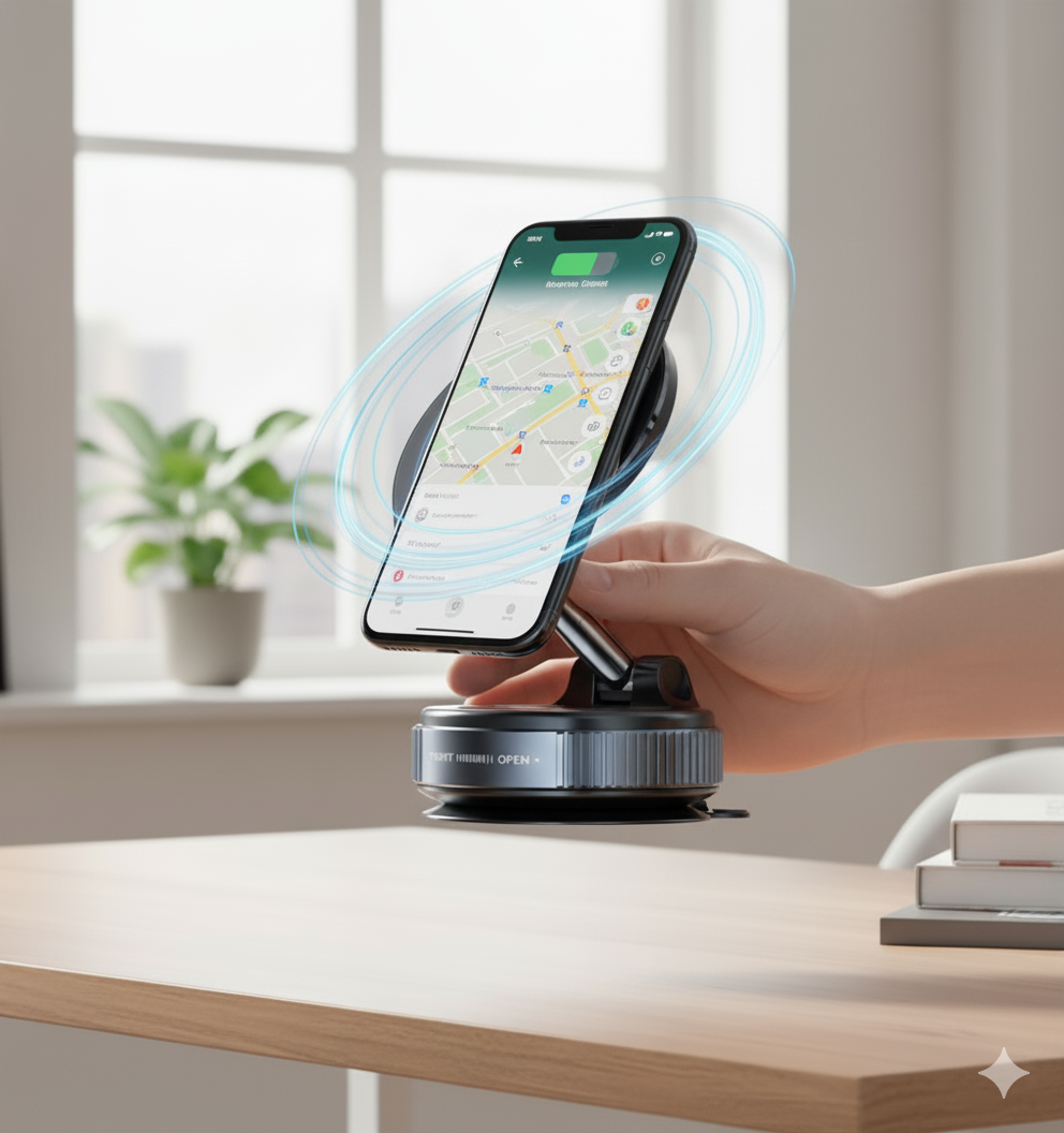 Vacuum Suction Magnetic Bracket